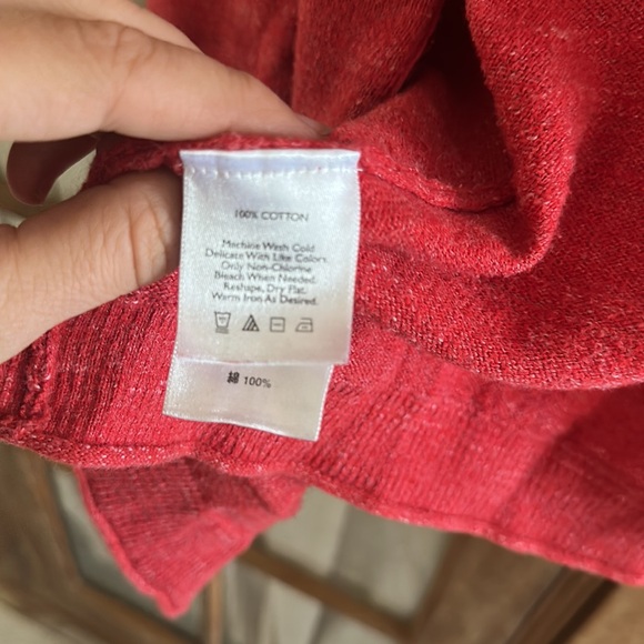 Eddie Bawer red sweater with pocket - Picture 4 of 4